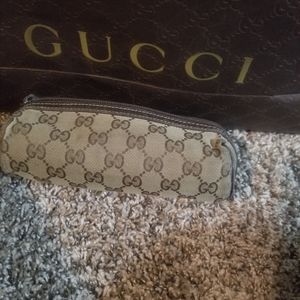 Vintage Gucci cosmetic bag